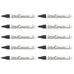 Pica52446Lakmarker-Rond-Zwart-2-4mm10st