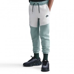 NikeTechFleeceSportswearJoggingbroekKidsGrijsgroenWitZwart
