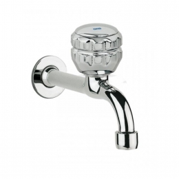 InbouwKeukenkraanGRBKitchen17cmKoudwaterkraanMessingChroom