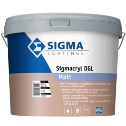 SigmacrylDGLMatt-OpKleurGemengd-10L