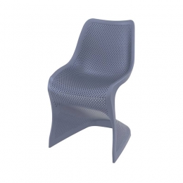 TuinstoelBloomDonkergrijskunststof