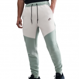 NikeTechFleeceSportswearJoggingbroekGrijsgroenWitZwart