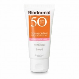 BiodermalGevoeligeHuidZonnecrmeGezichtSPF5050ml