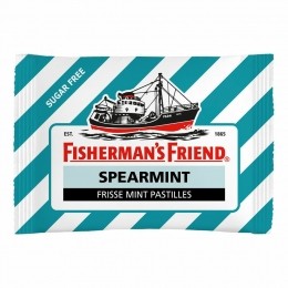 6xFishermansfriendZakSpearmintSuikervrij25gr