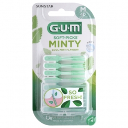 GUMSoft-PicksComfortFlexMintMedium40stuks