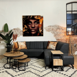 HoekbankLotte-Zwart-25zitsottomanerechts