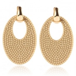OvaledamesoorbellenCillaJewelsChampagneGoudkleurig