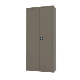 Archiefkastdraaideurkast-4legborden-1800x800mm-AKP10801Kwartsbruin