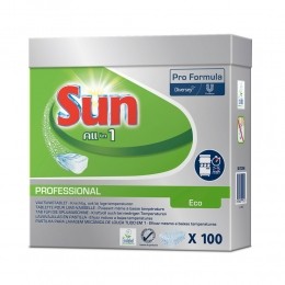 SunProfessionalVaatwastablettenAll-in-1EcoProFormula100stuks