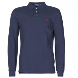 PoloShirtLangeMouwPoloRalphLaurenPOLOAJUSTEDROITENCOTONBASICMESHLOGOPONYPLAYER