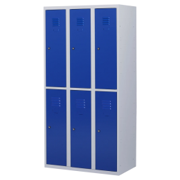 Lockerkast6deurs3delig-smal-LKP-207