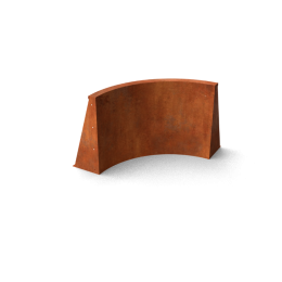 FrontaKeerwandenCortenstaalBocht500x200x500mmGeroba-Geroba