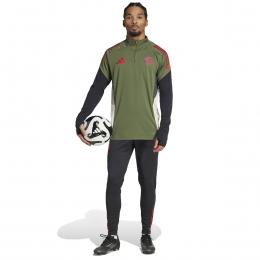 adidasBayernMnchenTrainingspak14-ZipEuropees2025-2026GroenZwartRood