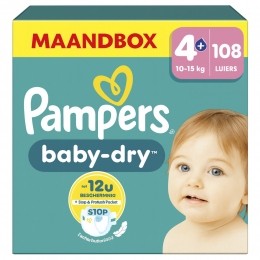 PampersLuiersBabyDryMaat410-15kg108Stuks
