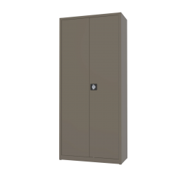 Archiefkastdraaideurkast-4legborden-1800x800mm-AKP10801Kwartsbruin