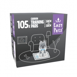 EasyPetsCarbonPuppyTrainingPads58x58cm105stuks
