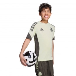 adidasRealMadridTrainingsshirt2025-2026KidsLichtgroenGrijs