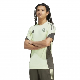 adidasRealMadridTrainingsshirt2025-2026LichtgroenGrijs