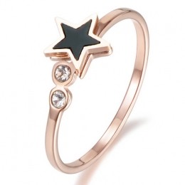 CillaJewelsringVerguldedelstaalStarRose-16mm