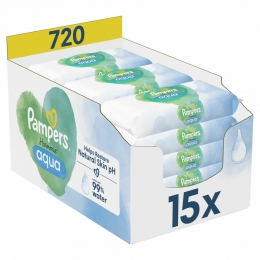 3xPampersBillendoekjesHarmonieAqua15x48720stuks