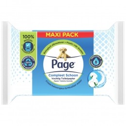 PageVochtigToiletpapierCompleetSchoonMaxi74stuks