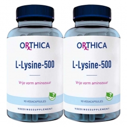 GratisVerzending2xOrthicaL-Lysine-50090capsules
