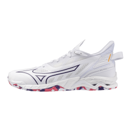 MizunoWAVEMIRAGE5HandbalschoenenWitVioletIndigoCamelliaRosDamesMaat37