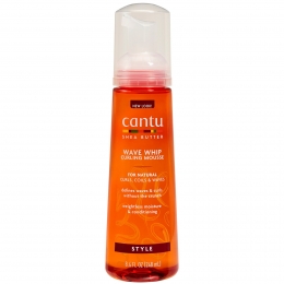 CantuSheabotervoorNatuurlijkHaarWaveWhipKrulmousse248ml