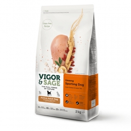 VigorSageHondenvoerSportenActiefGinseng2kg
