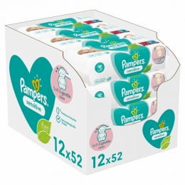 PampersBillendoekjesSensitive12x52624stuks