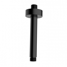 BWSDouche-ArmLuxeRondPlafondbevestiging15cmMatZwart