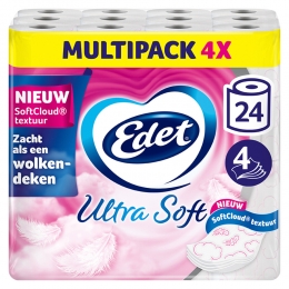 4xEdetUltraSoftToiletpapier4Laags6stuks