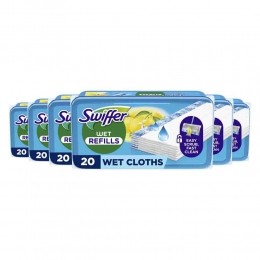 6xSwifferVochtigeVloerdoekjesCitrusFresh20stuks