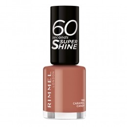 3xRimmelNagellak60SecondsSuperShine130CaramelCandy8ml
