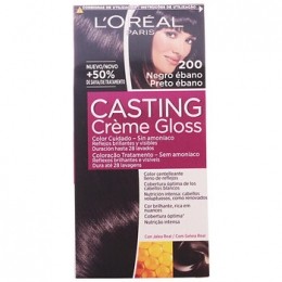 HaarverfLoralPermanenteHaarkleuringCastingCremeGloss-200NoirEbne