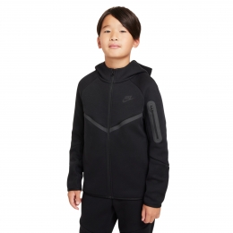 NikeTechFleeceSportswearVestKidsZwartDonkergrijs
