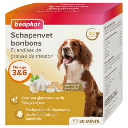 6xBeapharSchapenvetBonbonsMiniKnoflook245gr