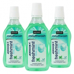 3xSenceFreshMondwaterFreshmint500ml