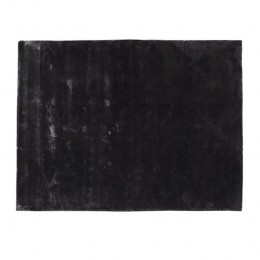 PTMDFlaviaBlackViscoseHandwovenCarpetXL
