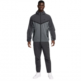 NikeTechSportswearWindrunnerWovenTrainingspakDonkergrijsGrijsZwart
