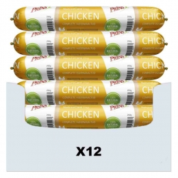 12xPrinsNatureCareHypoallergeenHondenvoerWorstKip250gr