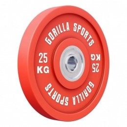 BumperPlate-Halterschijf-25kg-Gietijzer-50mm-GorillaSports
