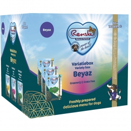 RenskeVersVariatieboxHondenvoerNatBeyazGraanvrij30x185gr
