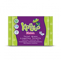 6xKandooVochtigeToiletdoekjesMelon60stuks
