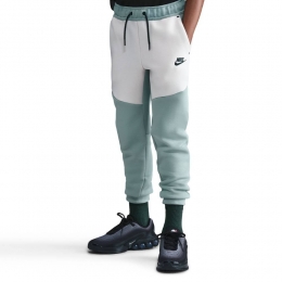 NikeTechFleeceSportswearJoggingbroekKidsGrijsgroenWitZwart