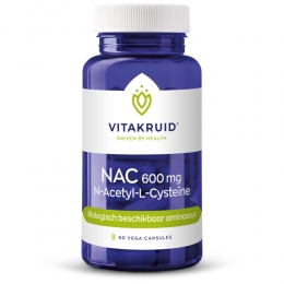 GratisVerzendingVitakruidNac600mgN-Acetyl-L-Cystene60vegacapsules