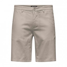 OnlySonsMarkCottonLinenShorts