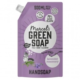 MarcelsGreenSoapHandzeepLavendelRozemarijnNavulStazak500ml