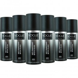 6xVogueAnti-TranspirantMysticBlack150ml