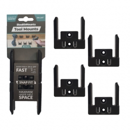 StealthMountsTM-MK18-BLK-4MachinehouderVoorMakitaLXT-Zwart-4-pack